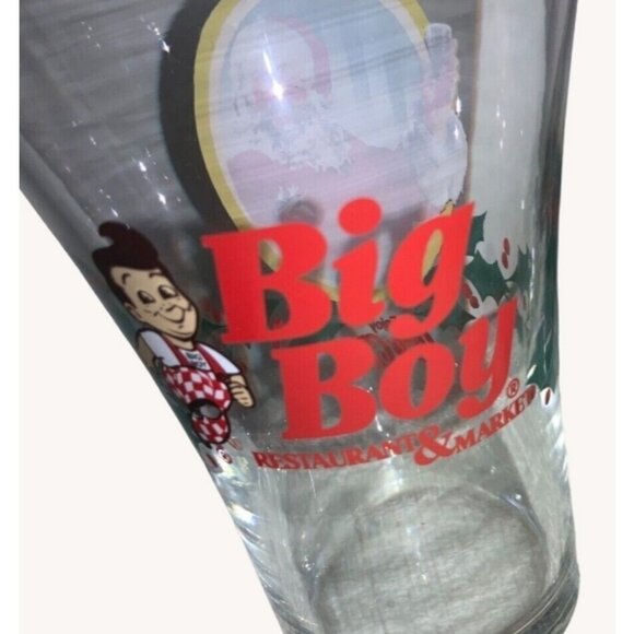 Coca-Cola  Big Boy Christmas Santa Glasses- set of three - Picture 4 of 7